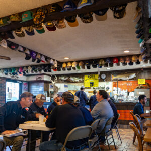 Bobby's Homestyle Cooking in Nederland, TX customers sit and eat in a local spot