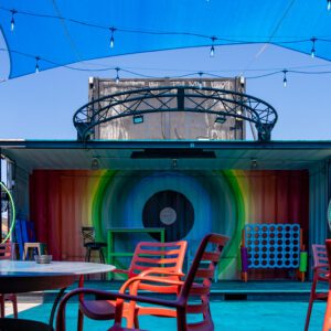 Dylans on 9th in Port Arthur TX outdoor stage