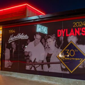 Dylan's on 9th in Port Arthur TX entrance 30th Anniversary