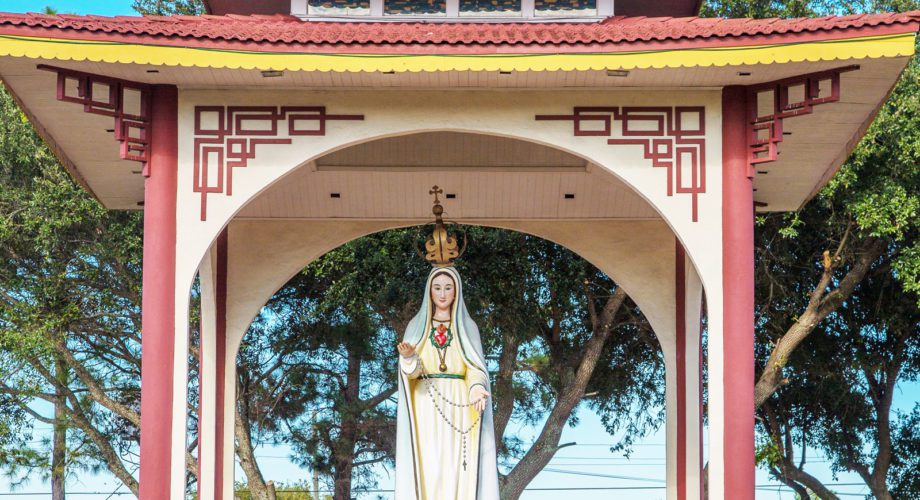 Catholic religious statue