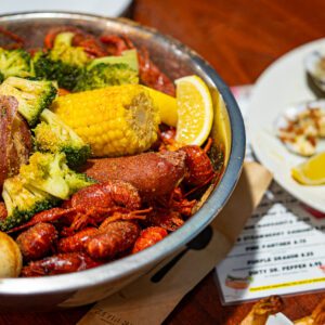 Kevin Rico Seafood Oyster Bar in Port Arthur TX crawfish and baked oysters