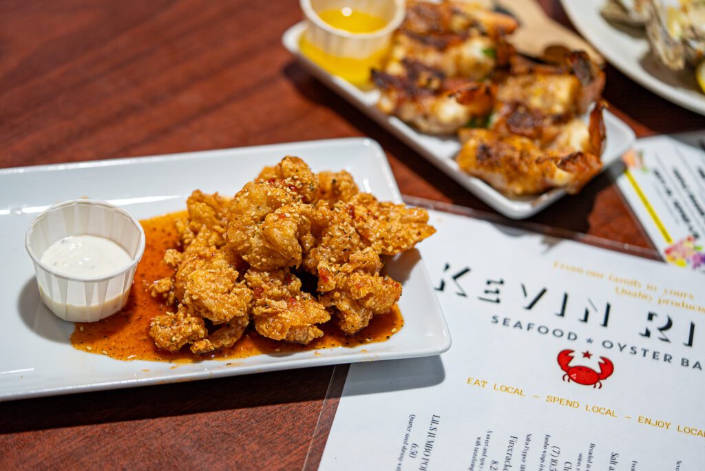 Kevin Rico Seafood Oyster Bar in Port Arthur TX firecracker shrimp