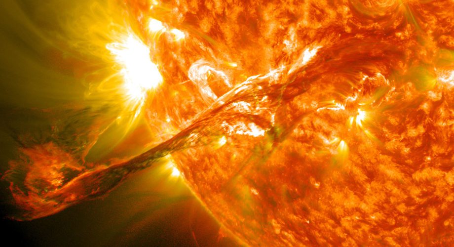 photo of the sun from NASA