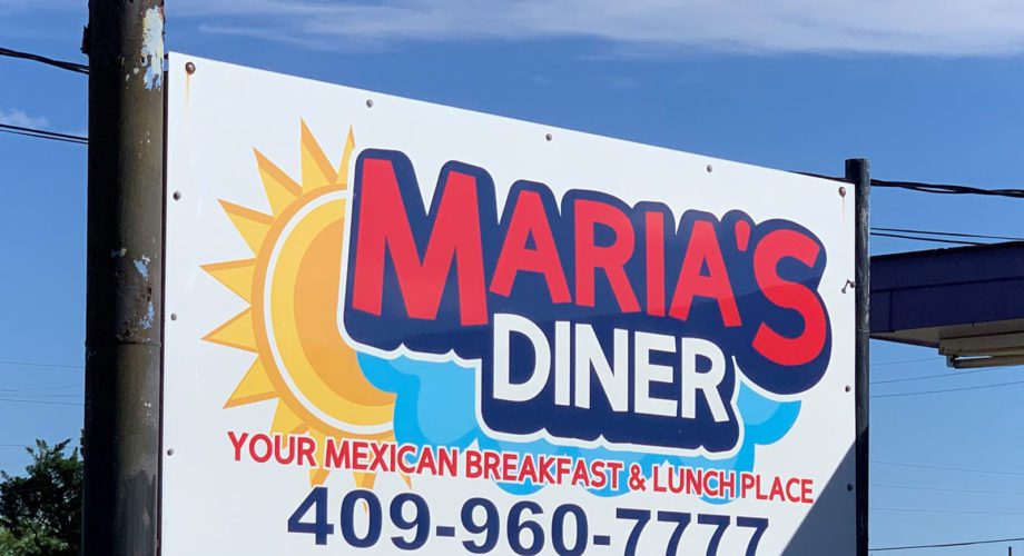 maria's diner outside sign