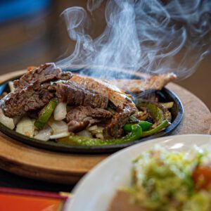 Marias Diner in Nederland and Groves TX sizzling fajitas