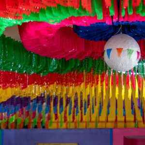 Marias Diner in Nederland and Groves TX colorful flags