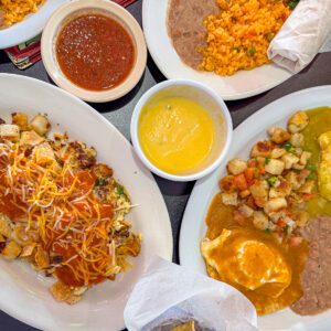 Marias Diner in Nederland and Groves TX breakfast and lunch spread