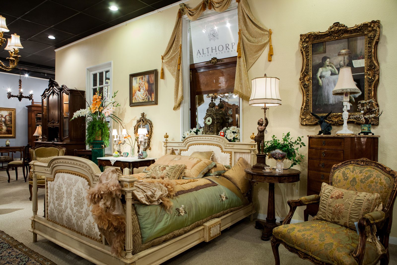 Antique Bedroom Vignette