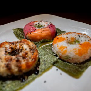 sushi doughnuts at Tokyo Japanese Steak House and Sushi Bar in Port Arthur TX