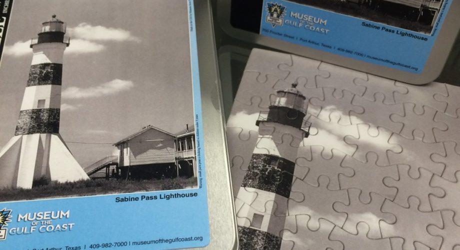 A puzzle of Sabine Pass Lighthouse
