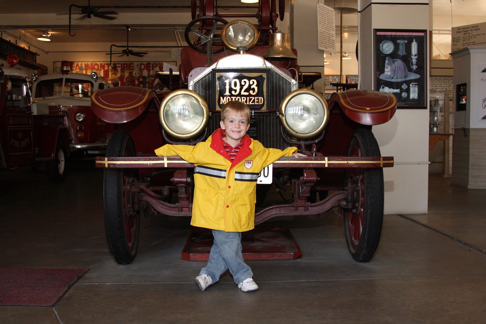 Fire-Museum-19 fire engine and boy
