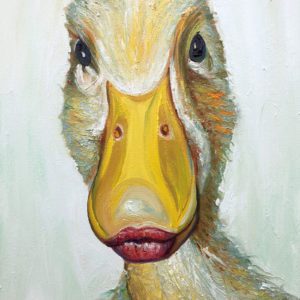 Duck in oil by Nesmith