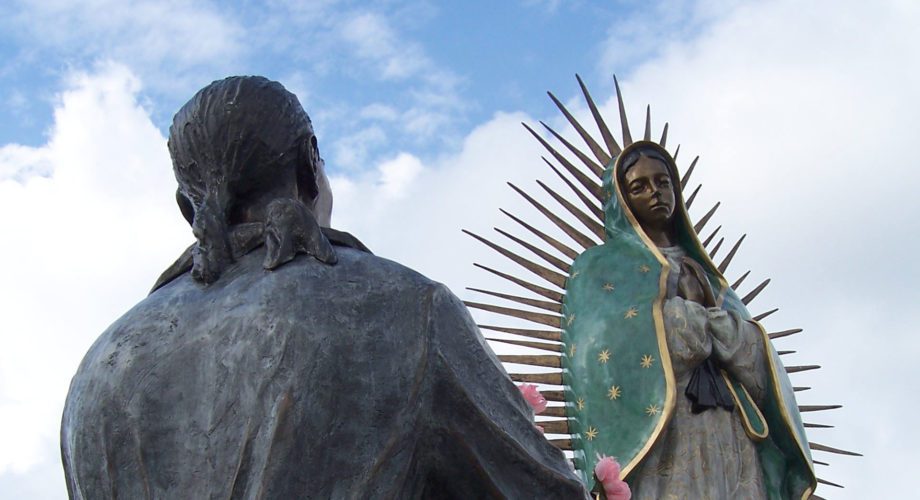 Statue of Our Lady and Juan Diego
