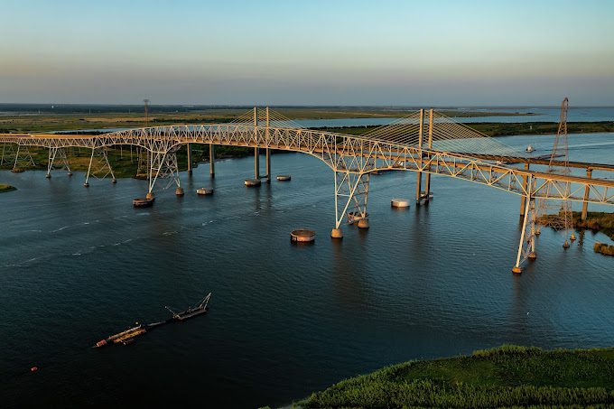 bridges in port arthur texas. photo by thomas tweedel.