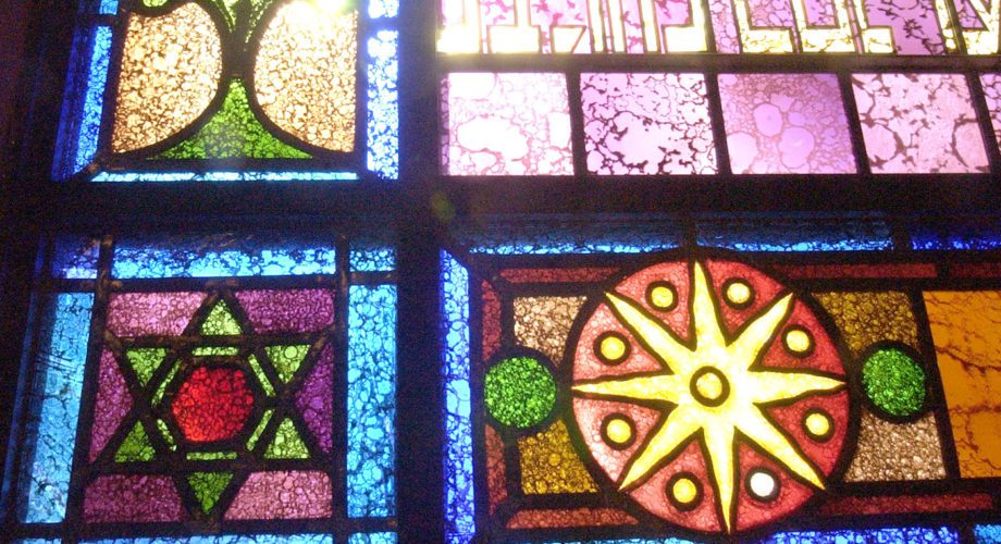 Stained Glass at the Temple Emanuel