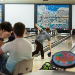 boy bowling at max bowl in port arthur texas