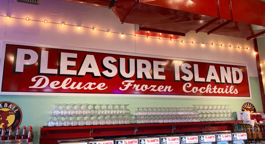 Pleasure Island Sign