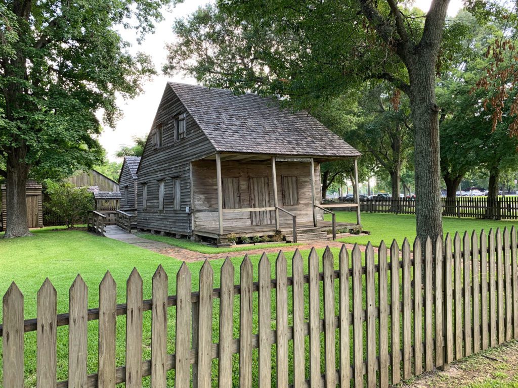 historic Cajun home at Riverfront Park in Port Neches Cajun