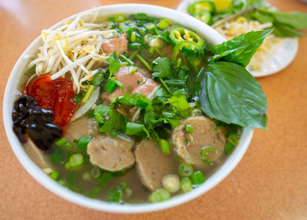 bowl of vietnamese pho in port arthur texas