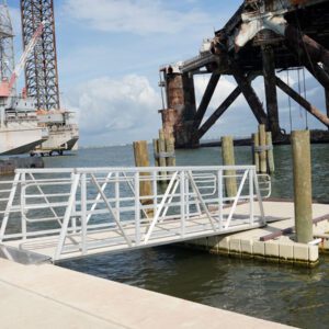 floating pier into channel at 4 piers boat launch