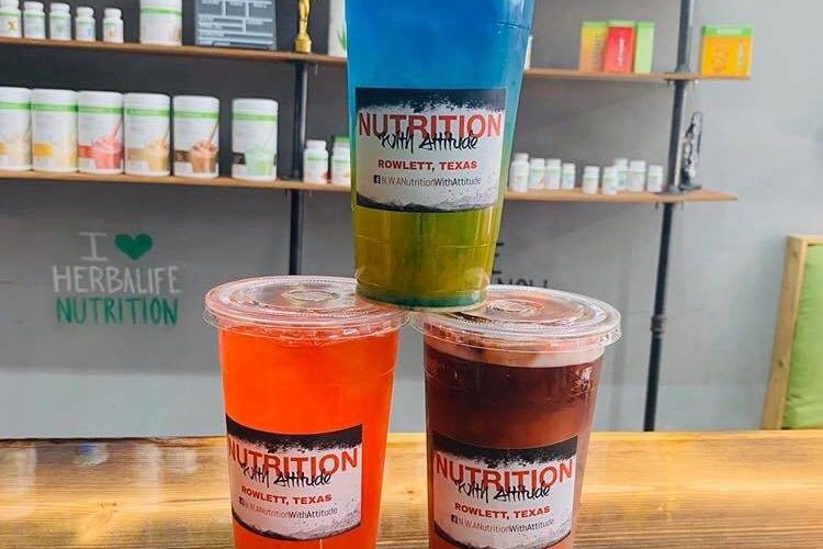 three colorful, stacked teas in port arthur texas