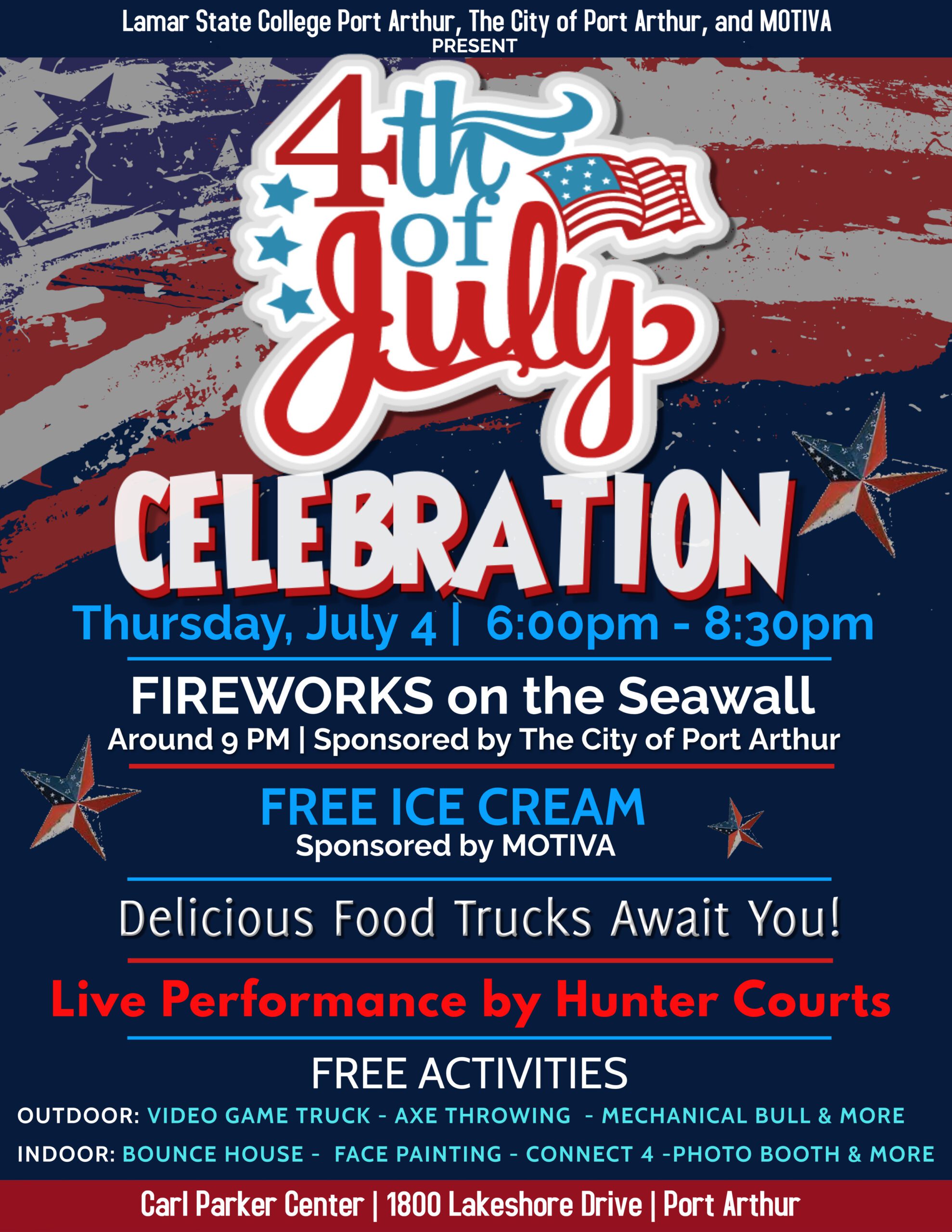 Fourth of July 2024 flyer