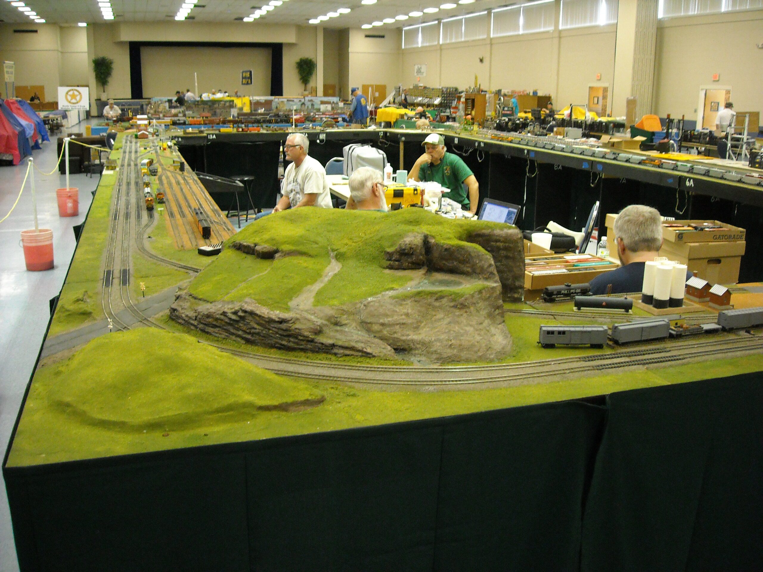 Model train set up