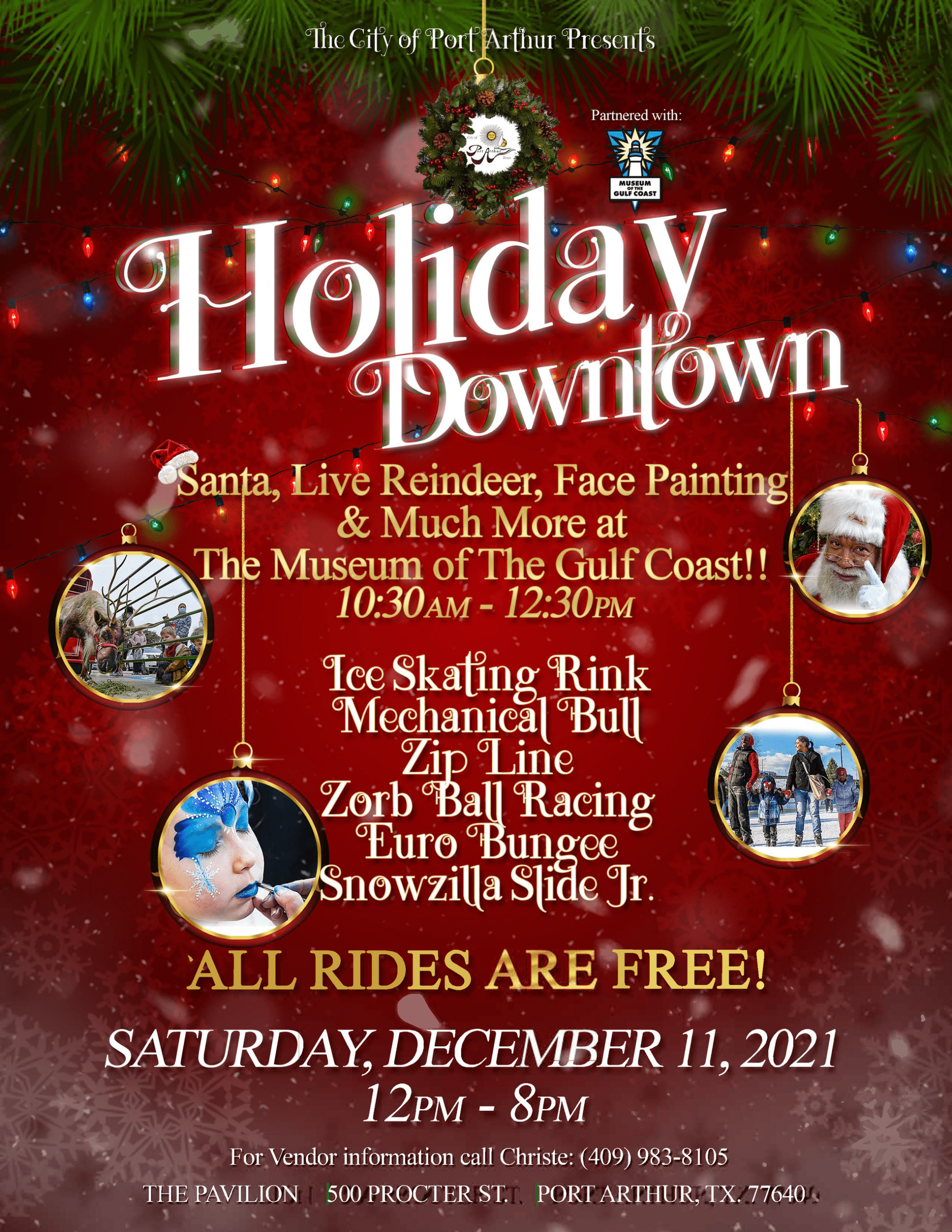 City of Port Arthur Holiday Downtown