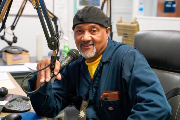 a man at the radio station in port arthur