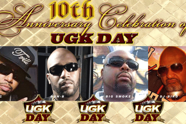UGK day flyer for a celebration in downtown port arthur texas