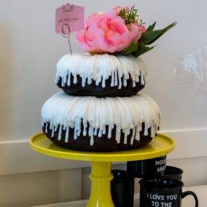 Nothing Bundt Cakes in Port Arthur, TX bundt cake on a decorative stand for a celebration