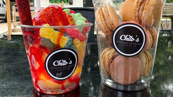 Chito's Artisanal Ice Cream in Port Arthur, TX mangonado and macarons