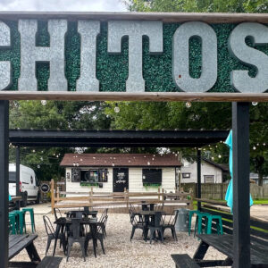 Chito's Artisanal Ice Cream in Port Arthur, TX outdoor seating area