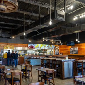 Dickie's BBQ in Nederland, TX dining area