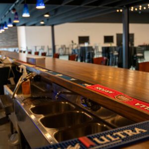 behind the bar at the venue at max bowl in port arthur texas