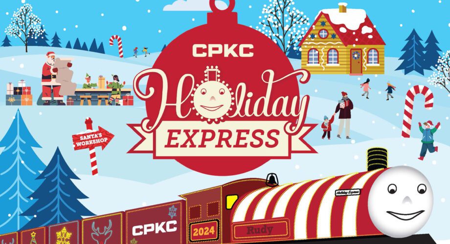 holiday express train poster for 2024 ini Port Arthur Texas