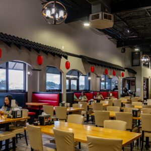 Sake Sushi Bar & Lounge in Port Arthur TX dining area