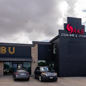 Sake Sushi Bar & Lounge in Port Arthur TX entrance