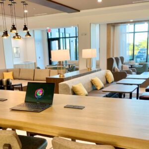 Staybridge Suites Lobby in Port Arthur Texas