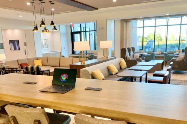 Staybridge Suites Lobby in Port Arthur Texas