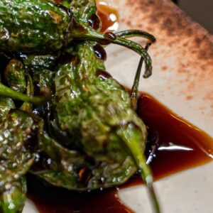 Shishito peppers appetizer at Yuka Sushi in Port Arthur TX