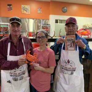 Pops-Boil-N-Go family with Cajun Foodie Passport, Groves Texas