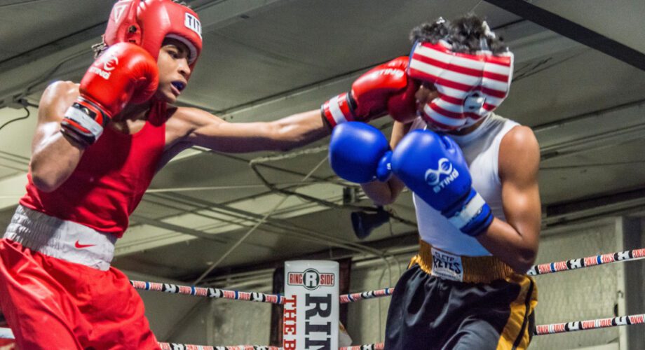 kids boxing in port arthur texas lionheart boing academy match