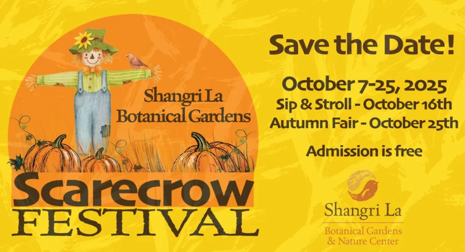 Scarecrow Festival Shangri La 1014 flyer with scarecrow
