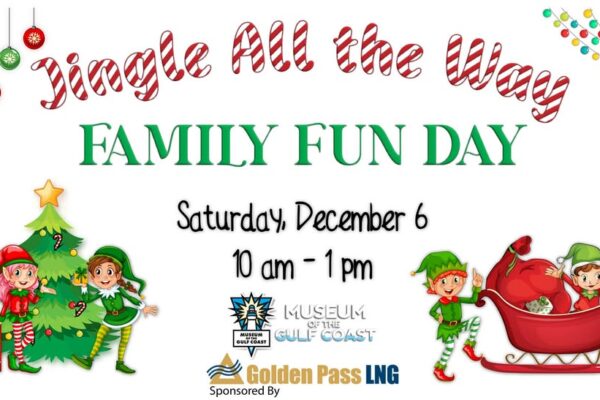 Museum of the Gulf Coast Jingle All the Way poster 2025