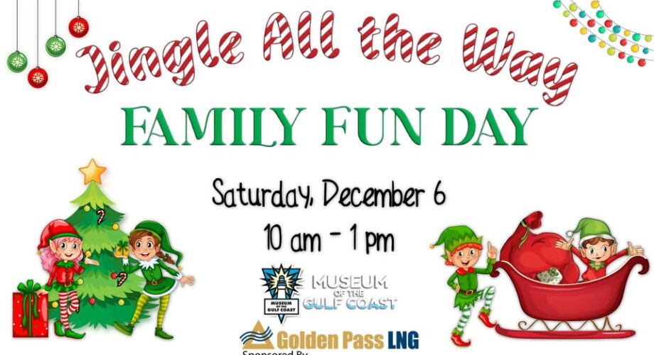 Museum of the Gulf Coast Jingle All the Way poster 2025