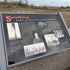 Spindletop Park viewing platform 125 anniversary ribbon cutting