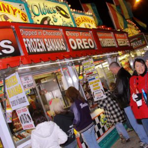 food stalls nostalgic mardi gras port arthur